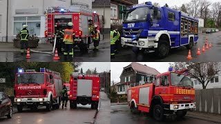 KatSÜbung in Alsbach  Waldbrand Feuerwehren aus DADI amp Bergstraße im Einsatz  18032017 [upl. by Mittel]