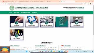 How to do TET application process 2024  TG TET apply in simple steps [upl. by Anaujat329]