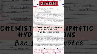 Alkanes  Chemistry of Aliphatic Hydrocarbons vbu chemistry organicchemistry class fyugp NEP [upl. by Attenauqa]