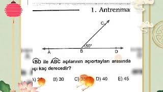 Antrenmanlarla Geometri 1 Açı Bilgisi 1 [upl. by Gaven]