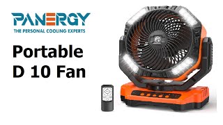 Panergy Portable D 10 Fan [upl. by Rehpetsirhc]