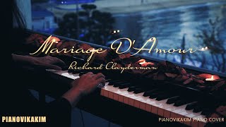 🎼Emotional 🎹 quotMariage DAmour  Richard Claydermanquot performed on piano by Vikakim [upl. by Lanita643]