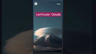 Lenticular Clouds japan viral shorts [upl. by Bashee206]