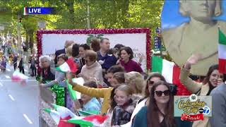 Joe Piscopo Stories and Scenes from the 2024 Columbus Day Parade [upl. by Malorie]