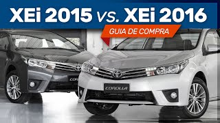 Diferenças IMPORTANTES entre o Corolla XEi 2015 e o XEi 2016 [upl. by Keefer123]