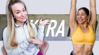 I WORKED OUT WITH KYRA PRO FOR A MONTH  at home workout review [upl. by Morie]