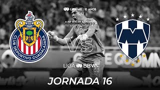 Resumen  Chivas vs Rayados  Liga BBVA MX  Apertura 2022  Jornada 10 [upl. by Zilvia]