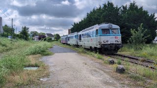 2 BB67400 EV avec une voiture postal de AAATV [upl. by Jacques]