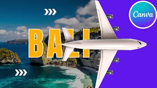 Design Travel Animation Using Canva  Canva Tutorial  Canva Tutorial for Beginners [upl. by Chrysa]