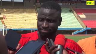 Interview de Cheikhou Kouyaté milieu de terrain de léquipe nationale quot Sénégal vs Soudanquot [upl. by Preston662]