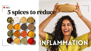 5 Spices to Reduce Inflammation [upl. by Odirfliw175]