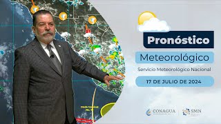 17 de julio de 2024 Pronóstico del Tiempo 18 h [upl. by Acsot]