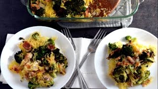 Chicken and Broccoli Spaghetti Squash Casserole [upl. by Parke122]