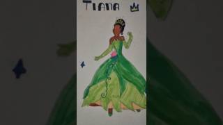 Tiana y el sapo 👑🐸ciaraychiara parati disney parati art dibujo [upl. by Nainatrad]