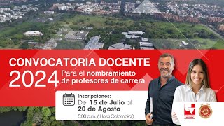 Convocatoria Docente 2024 II [upl. by Cori]