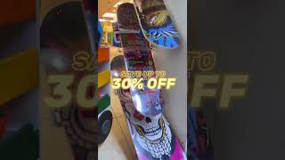 30 Off On Skateboards [upl. by Angle684]