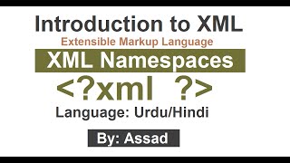 Introduction to XML namespaces UrduHindi [upl. by Germann]