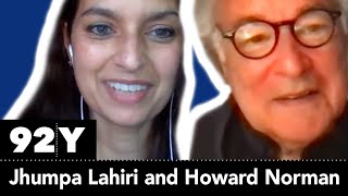 Jhumpa Lahiri Whereabouts with Howard Norman [upl. by Oigolue74]