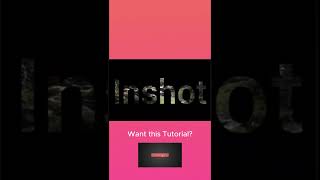 Inshot Intro Text Video Short Preview inshotapp intronotextdownload tutorial inshotapp [upl. by Akemet]