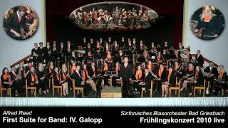 First Suite for Band IV Galopp  Sinfonisches Blasorchester Bad Griesbach 2010 [upl. by Kries]