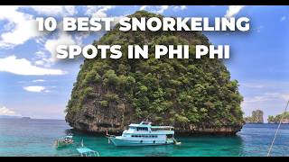 Best Snorkeling Spots in Phi Phi Island Thailand 🇹🇭 [upl. by Dnaltiak]