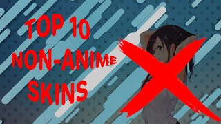 Top 10 NonAnime Skins OSU [upl. by Otilrac]