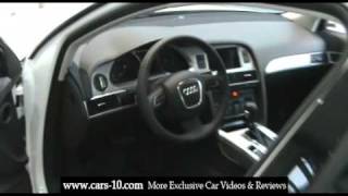 2009 Audi A6 Interior Review Footage [upl. by Orual]