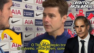 Veja o que o técnico do Tottenham hoje do PSG falou do Sylvinho novo técnico do Corinthians [upl. by Quintina120]