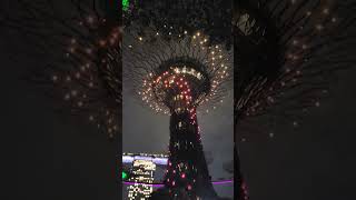 Singapore supertrees light show part 2 vlog singapore singaporevlog [upl. by Haeckel]