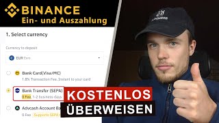 Binance Tutorial ✅ GELD einzahlen und auszahlen per SEPA – Anleitung [upl. by Natsirc]