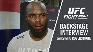 UFC Washington DC Jairzinho Rozenstruik  quotFrom here I want to fight Francis Ngannouquot [upl. by Avek500]