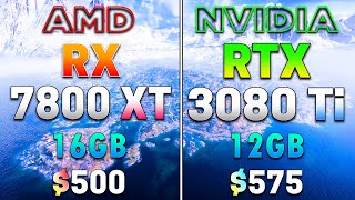 RTX 7800 XT 16GB vs RTX 3080 Ti 12GB  PC Gameplay Tested [upl. by Maiocco]