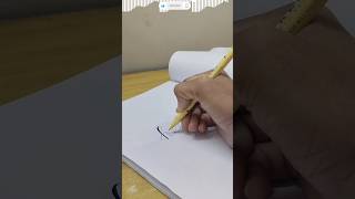 💛How to do calligraphy with normal pen✍🏻calligraphy shorts handwriting lettering [upl. by Der99]