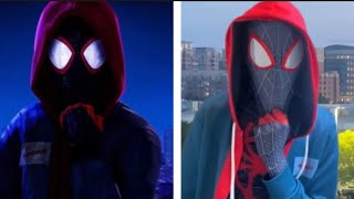 Liveaction Recreating into the spiderverse leap of faith  what’s up danger [upl. by Alemak173]