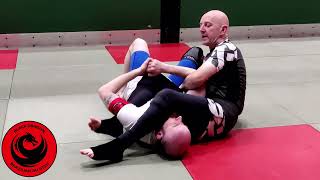 John Danahers Triangle System  Armbar from Mount  Transition to The Front Triangle  week 12 [upl. by Kelbee715]