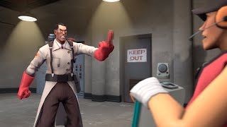 SFM POV 124HP Scout Steals Medkit from 1HP Medic [upl. by Dempster317]