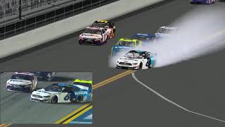 Ryan Newman 2020 Daytona 500 Crash NR2003 Reenactment [upl. by Petra]