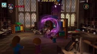 Lego Harry Potter Years 57 Walkthrough  libeary [upl. by Amles206]