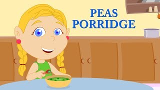 Peas Porridge Hot  Nursery Rhymes For Children  Cartoon Videos For Toddlers by Kids Tv [upl. by Stanleigh]