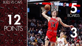 Matas Buzelis 12 PTS POPS in NBA PreSeason Debut vs Cavs  October 8 2024 [upl. by Ahsieker]