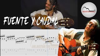 Paco de Luciafuente y caudalTaranta guitar tab tuturial LucianoGhosn [upl. by Anerres3]