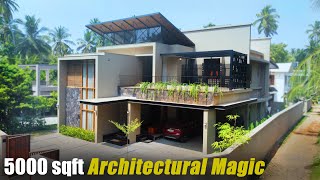 5000 sqft ലെ Architectural മാജിക്‌ [upl. by Dwane]