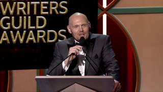 Bill Burr presents the 2017 WGA Documentary Screenplay Award to the writers of Command and Control [upl. by Yesllek]