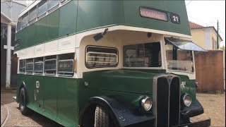 Carris AEC Regent V Weymann  Bus 301  Desfile Classicos 220919  Classic CCFL Bus Parade 1440p [upl. by Anidualc]