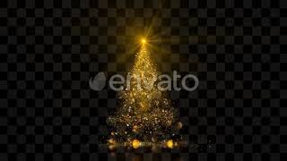 Christmas Tree Lights  Motion Graphics [upl. by Berhley]