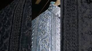 Sharwani new style Pakistan wedding fashion viral video [upl. by Valer]