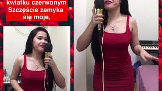 W tym małym kwiatku czerwonym 🇵🇱  Filipina Charm Filipina Sings Polish Song [upl. by Esiuolyram421]