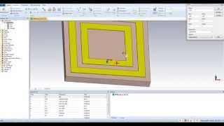 Metamaterial Unit cell Square SRR design using CST and HFSS part 1 [upl. by Aissilem373]