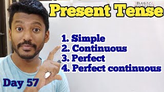 Full Present Tense in details Spoken English Practice Day 57 [upl. by Jovia]