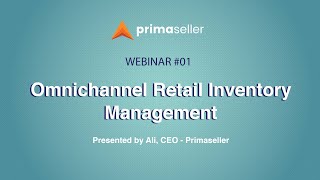 Webinar 01  Omnichannel Inventory Management [upl. by Newra]